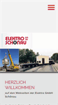 Mobile Screenshot of elektro-gmbh-schoenau.de
